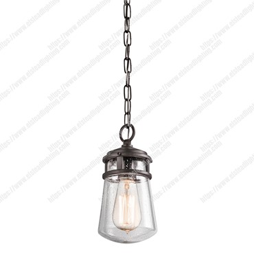 Lyndon 1 Light Small Chain Lantern &#8211; Architectural Bronze