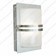 Basel 1 Light Wall Lantern - Stainless Steel With Frosted Glass