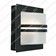 Bern 1 Light Wall Lantern - Black With Frosted Glass