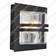 Bern 1 Light Wall Lantern - Black With Clear Glass