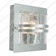 Bern 1 Light Wall Lantern - Galvanised With Frosted Glass