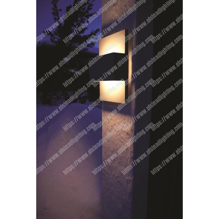 Geneve E27 Wall Lantern - Graphite