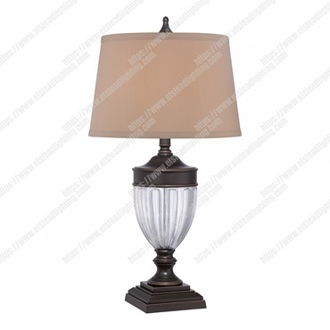 Dennison 1 Light Table Lamp &#8211; Paladian Bronze