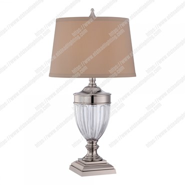 Dennison 1 Light Table Lamp &#8211; Polished Nickel