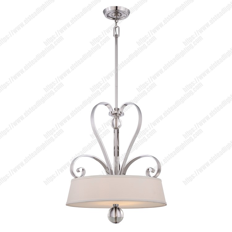 Madison Manor 4 Light Pendant - Imperial Silver